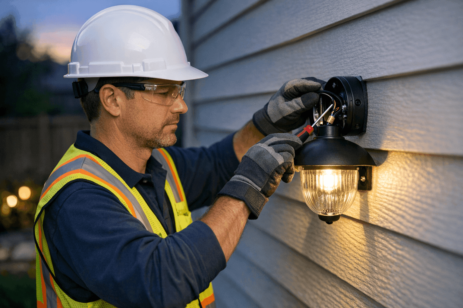 How to Safely Install and Maintain Outdoor Lighting
