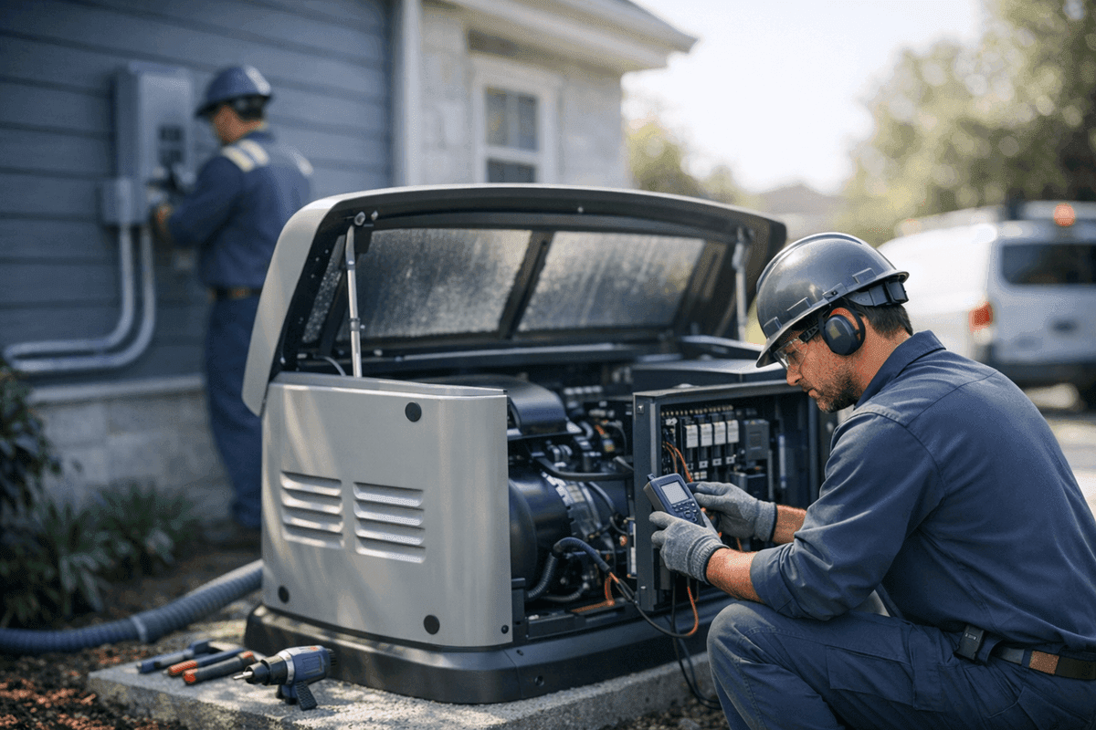 Backup Generators service by Angelic Electric