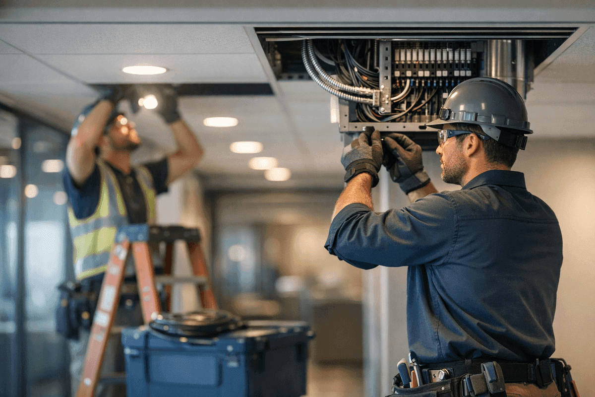 Commercial Services service by Angelic Electric