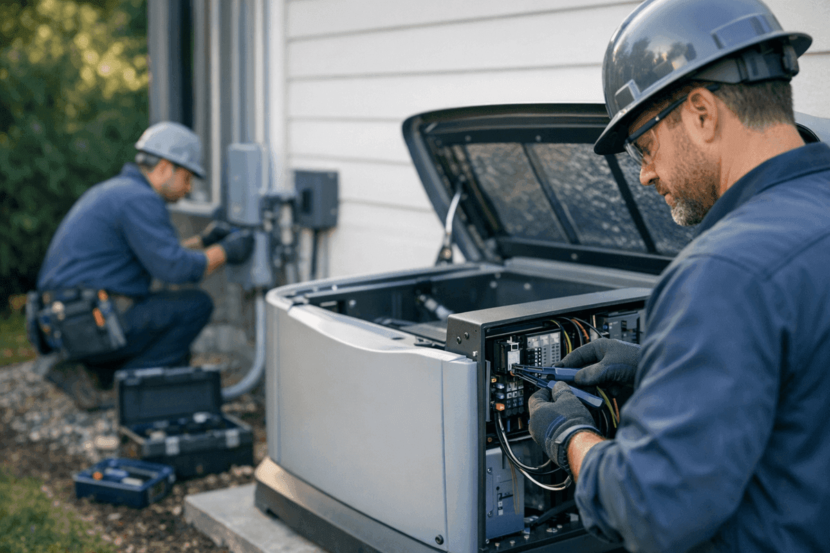 Generators service by Angelic Electric