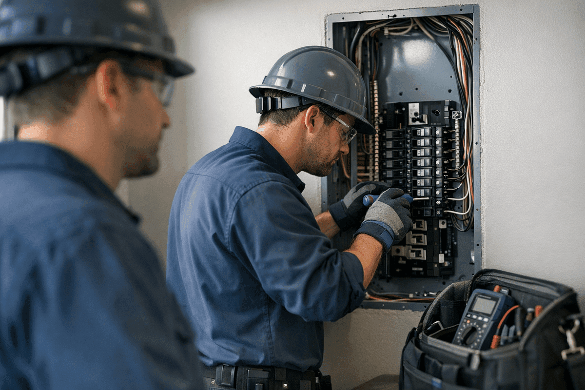 Panels & Breakers service by Angelic Electric