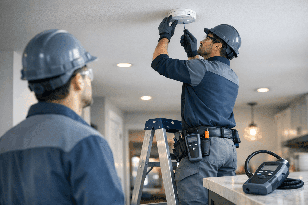 Smoke & Carbon Monoxide Detectors service by Angelic Electric